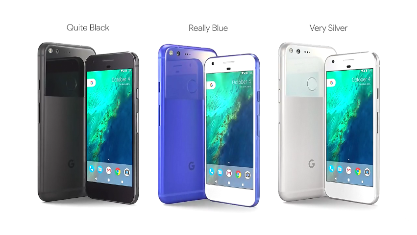 أفضل الهواتف لعام 2016 Google Pixel Colors - مؤتمر جوجل