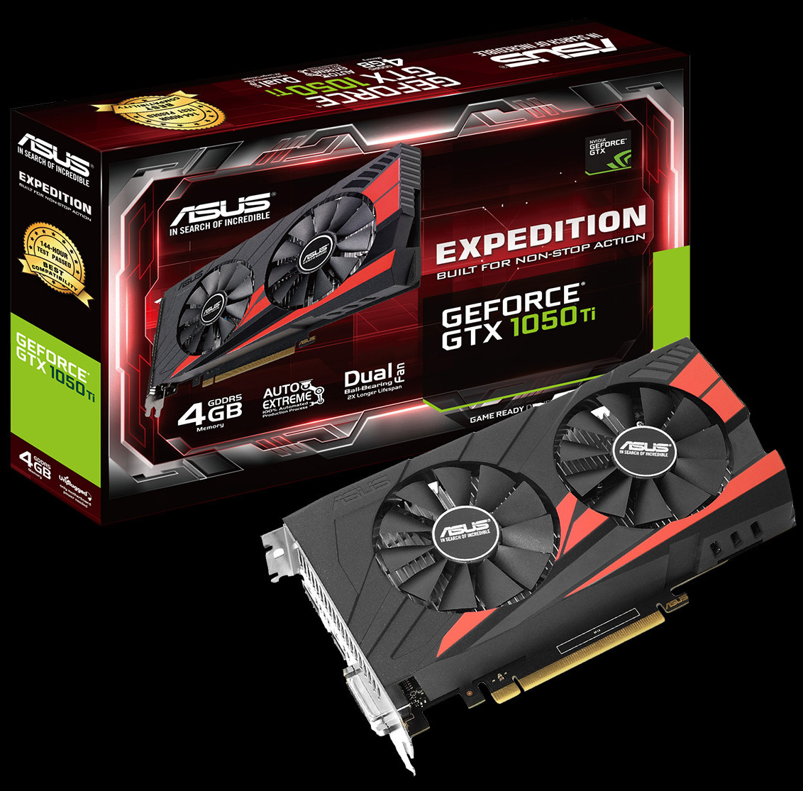 سلسلة بطاقات ASUS GTX 1050