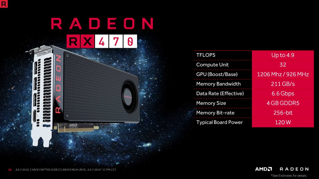 تخفيض سعر بطاقة AMD RX 470