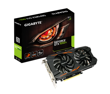الإصدار الثاني: جيجابايت GTX 1050 Ti / GTX 1050 WINDFORCE OC