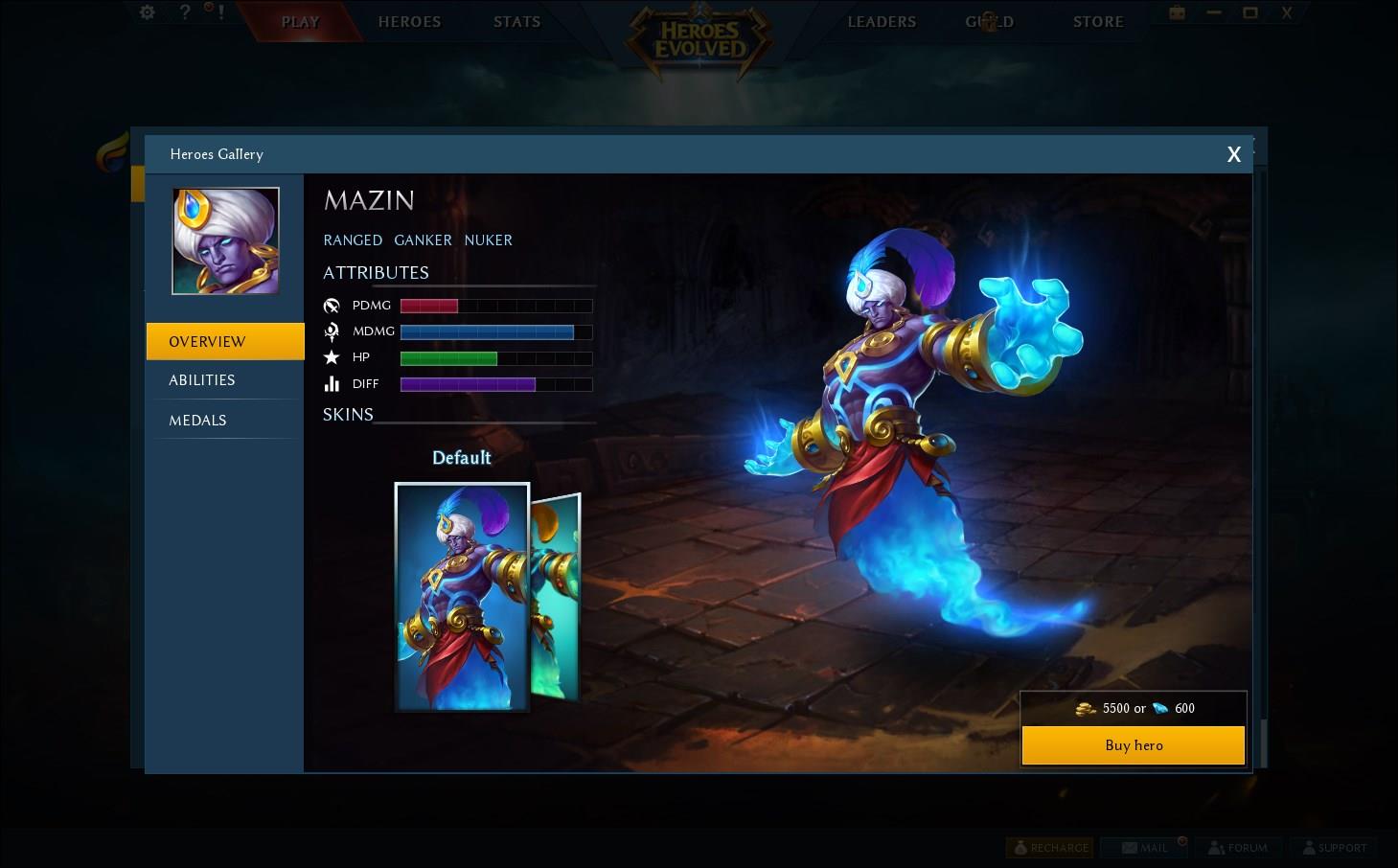 لعبة Heroes Evolved
