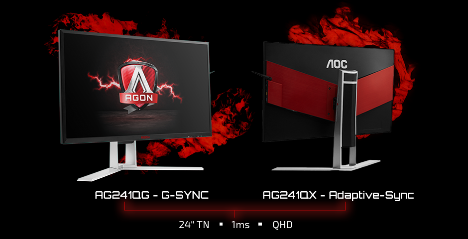 شاشتين من AOC بدقة WQHD