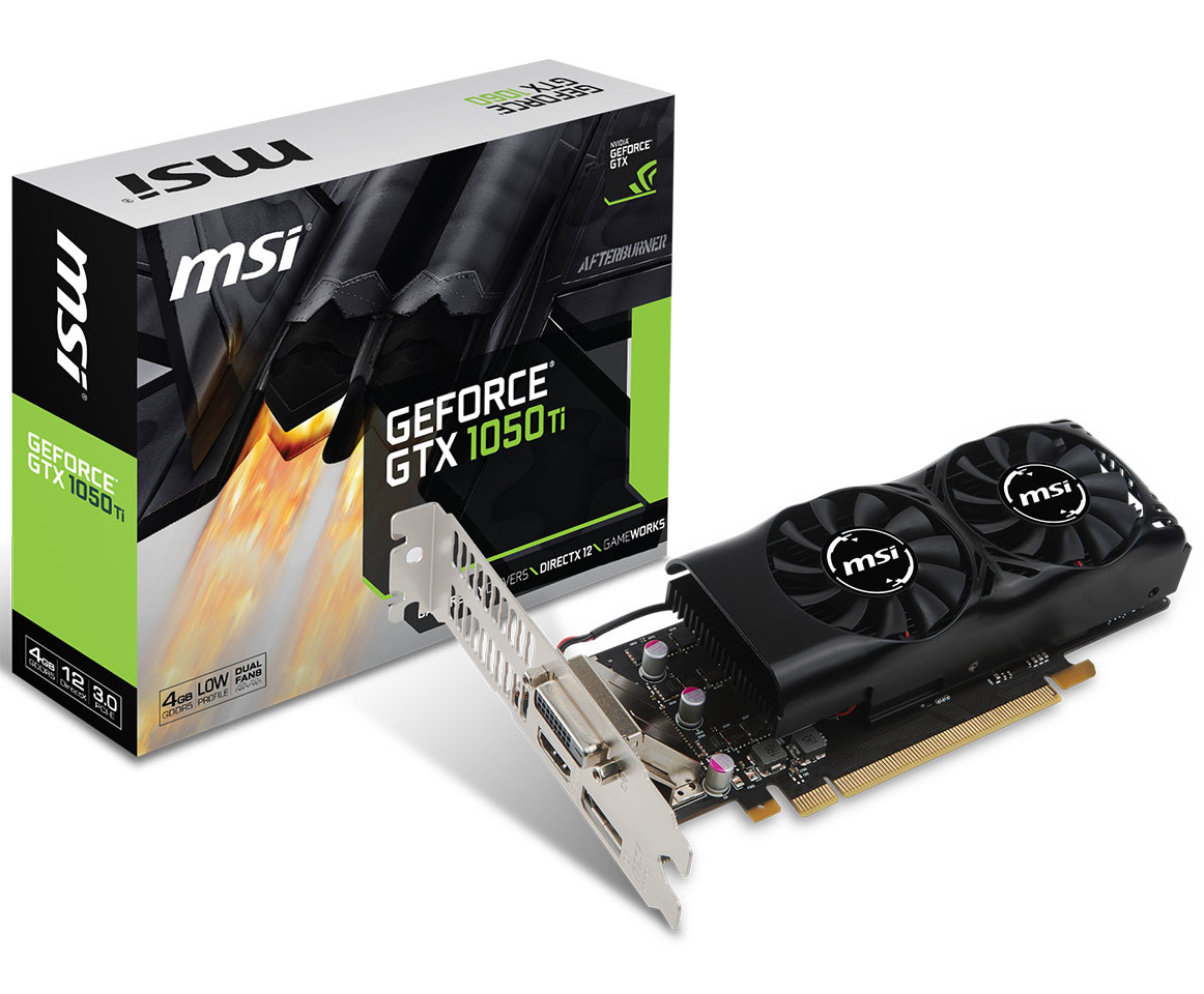 بطاقة MSI GTX 1050 Ti 4GT LP