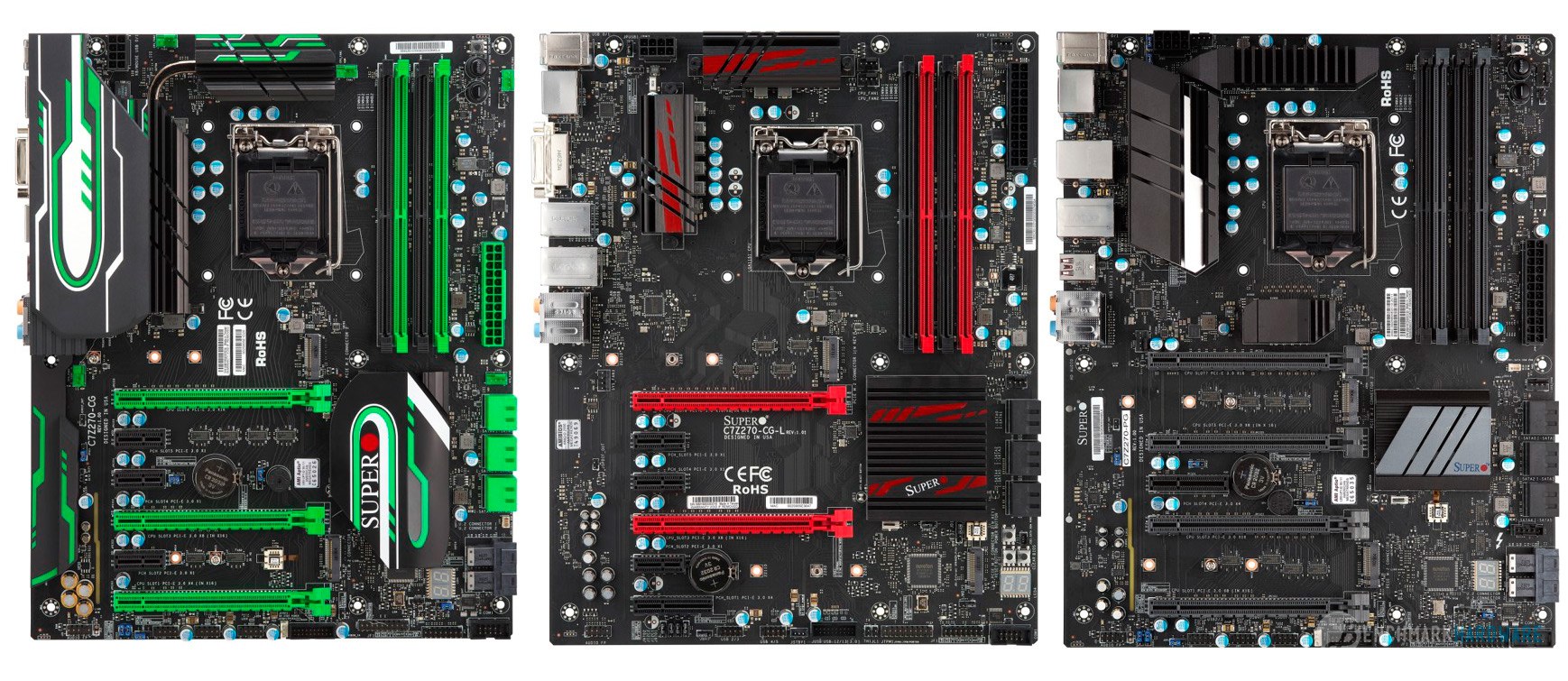 صور جديدة للوحات أم بشريحة إنتل H270 و Z270