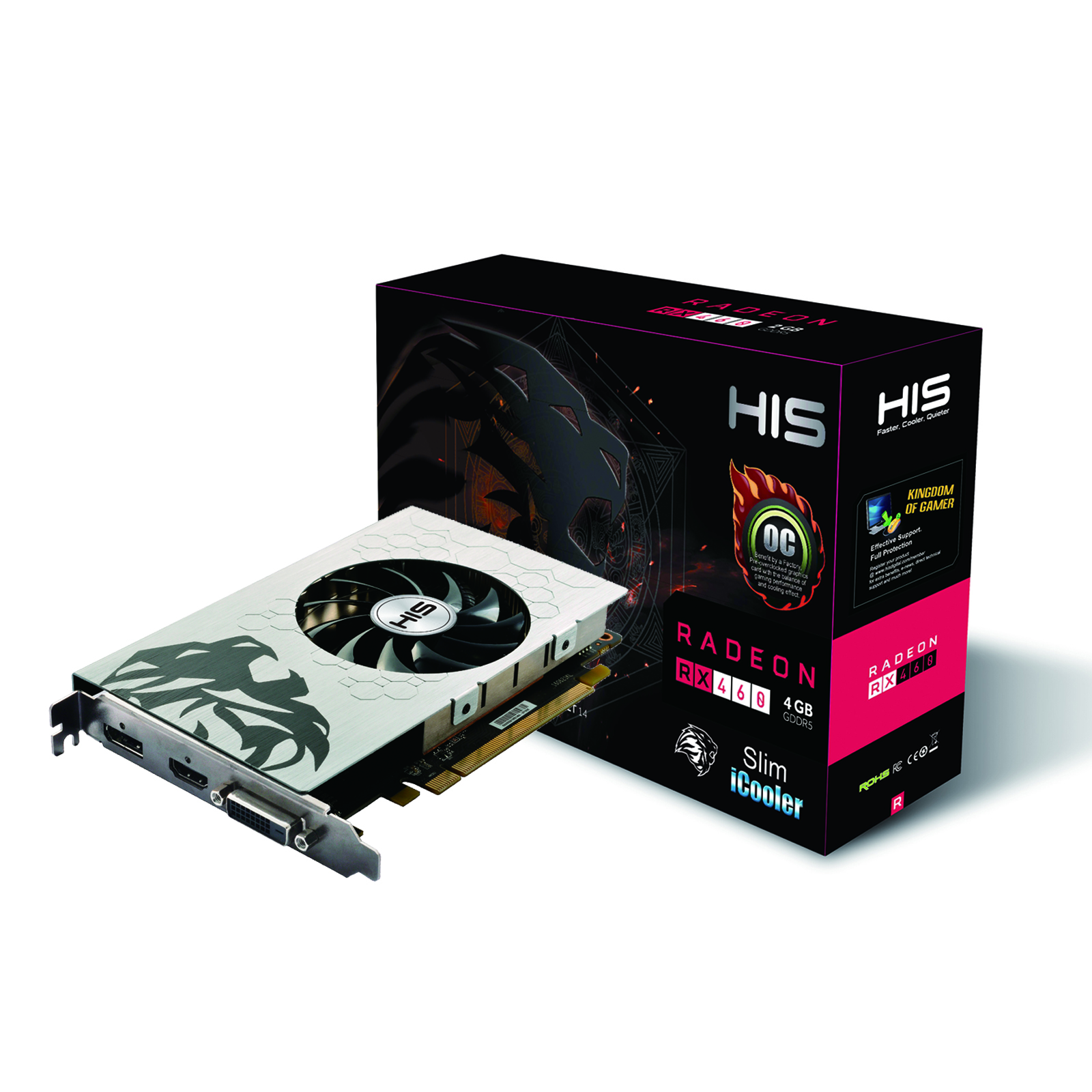 بطاقة HIS RX 460 Slim-iCooler