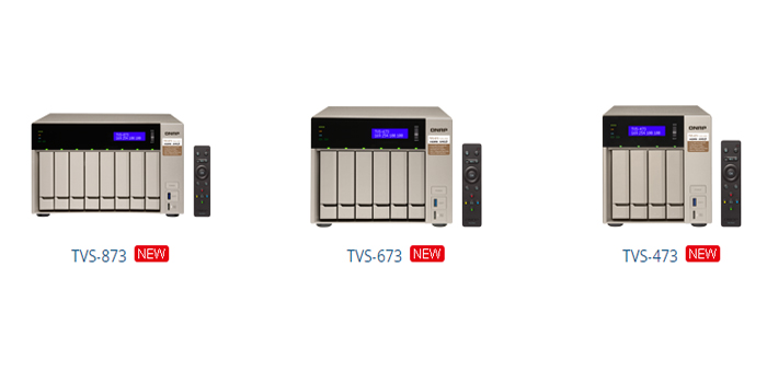 لسلسلة وحدات التخزين الشبكي QNAP TVS-x73 NAS