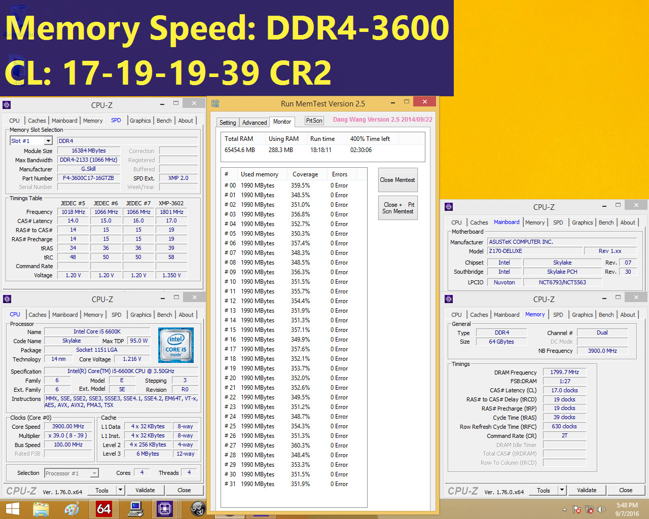 ذاكرة G.SKILL Trident Z DDR4