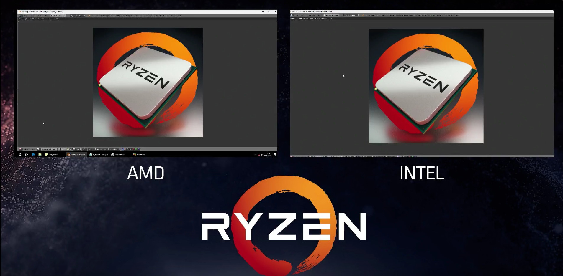 الإعلان عن معالج RYZEN ضمن حدث AMD New Horizon