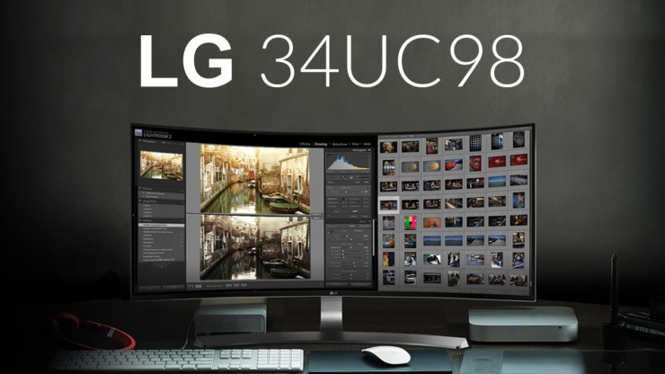 شاشات بدقات كبيرة من LG