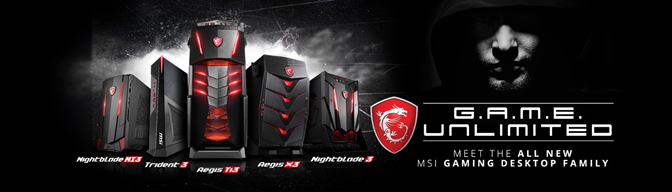 مشاركة MSI في معرض CES 2017 ستضم أحدث المنتجات
