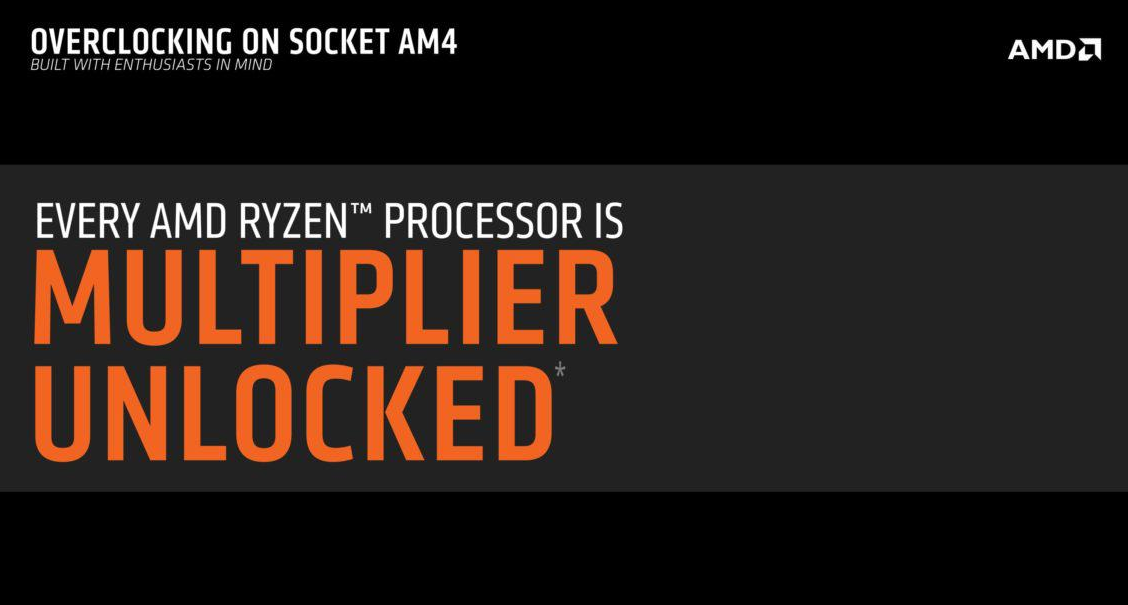 تأكيد AMD على أن كل معالجات RYZEN قابلة لكسر السرعة