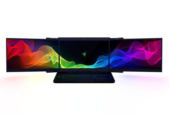 الجهاز المحمول Razer Project Valerie يتحول من شاشة الى 3 شاشات!