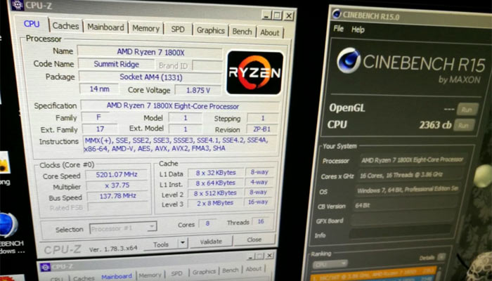 كيف استطاع معالج Ryzen 7 1800X أن يحطم الرقم العالمي لبينشمارك Cinebench