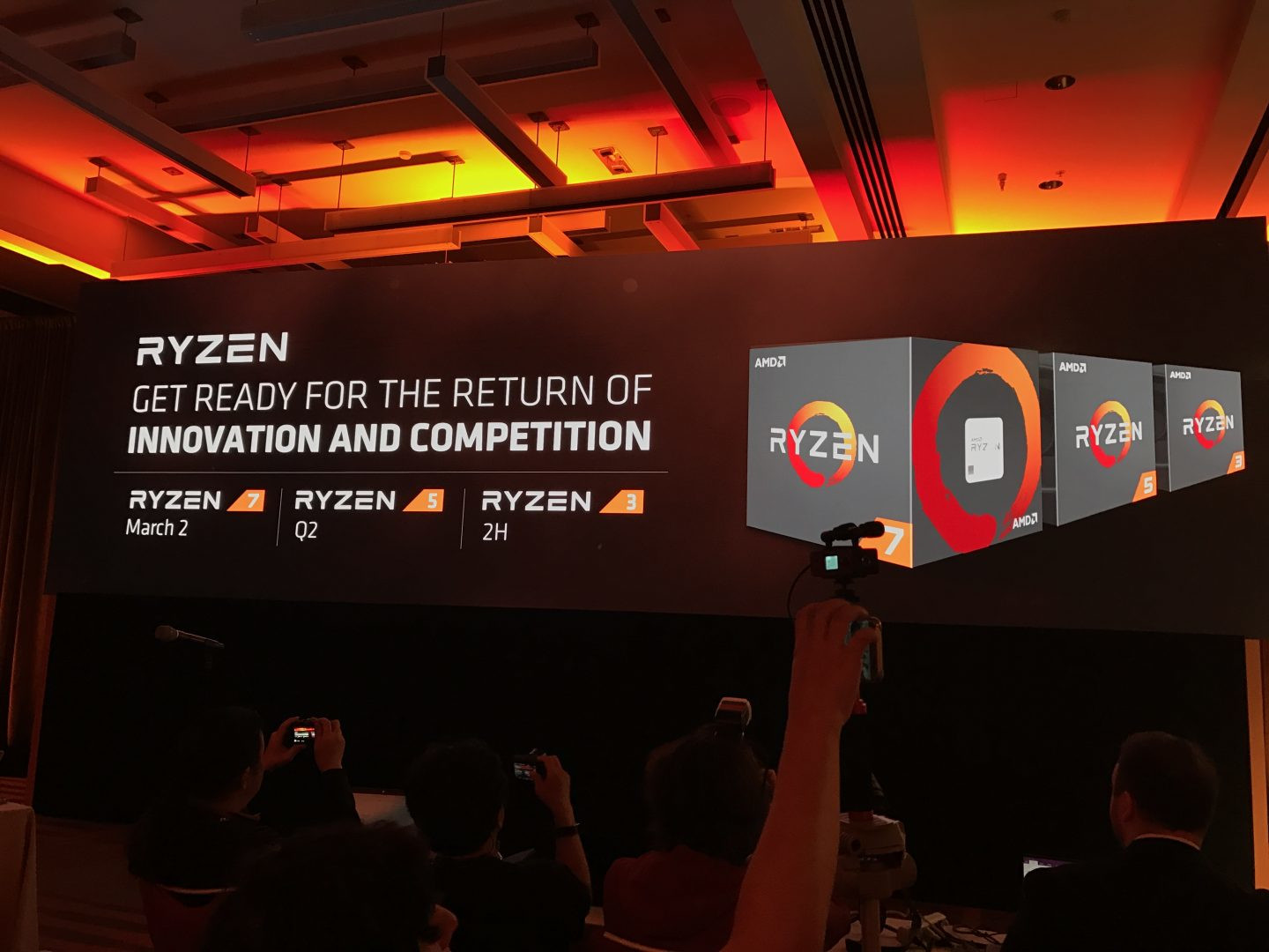 ما يقارب مليون معالج RYZEN سيتم شحنهم للأسواق في شهر مارس
