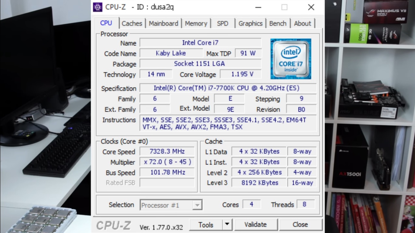 كيف استطاع معالج i7-7700K