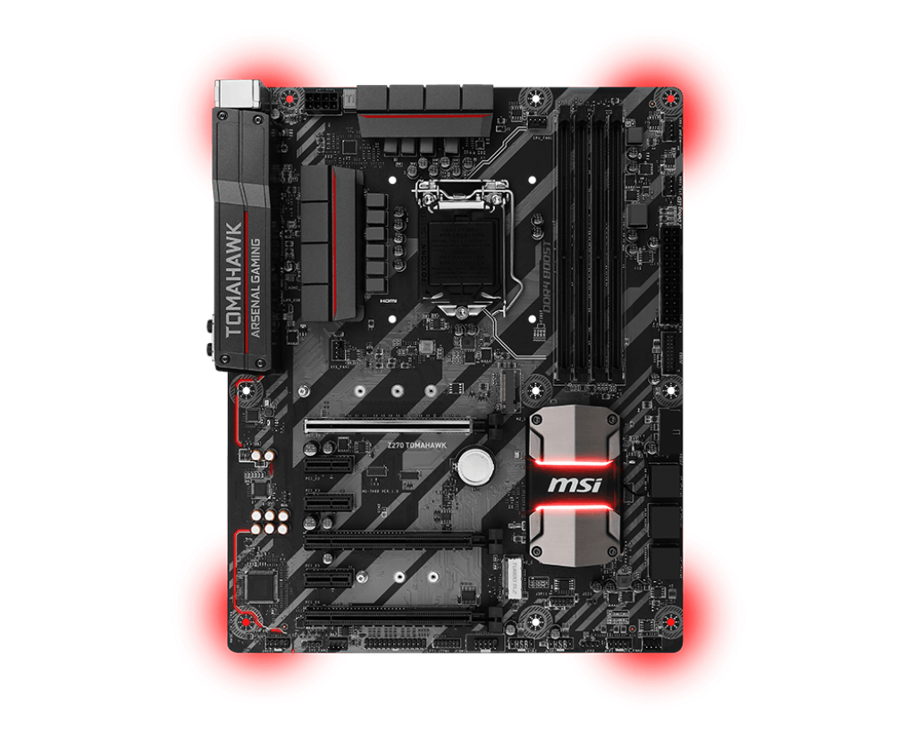 الكشف عن لوحة Z270 Tomahawk الجديدة من MSI 