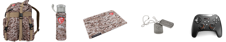 تعرف على سلسلة منتجات Camo Squad Limited Edition العسكرية من MSI