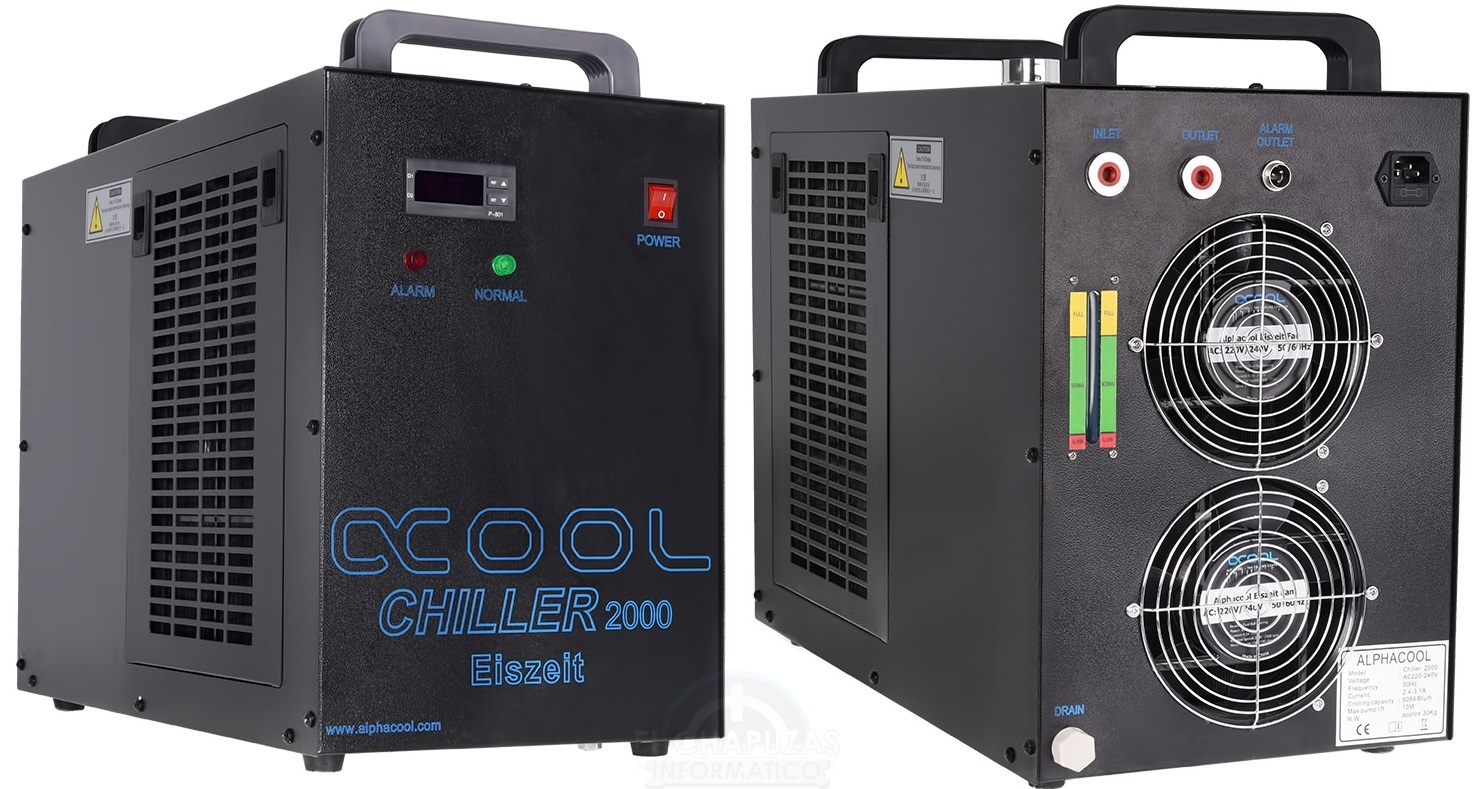 شاهد أقوى أنظمة التبريد المائي في العالم Eiszeit 1500W من Alphacool