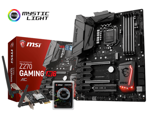 الإعلان عن لوحة MSI Z270 Gaming M6 AC الجديدة