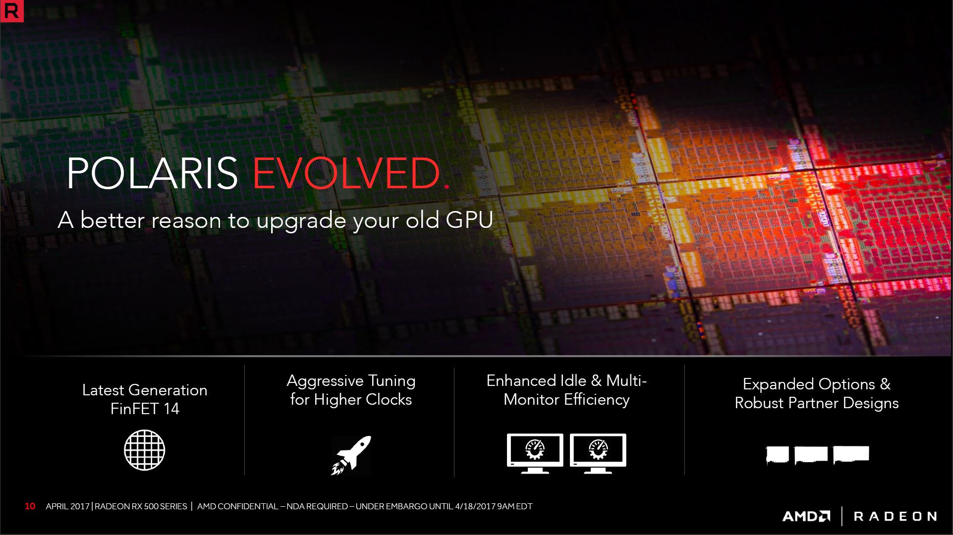 رسمياً إطلاق سلسلة بطاقات RX 500 من AMD