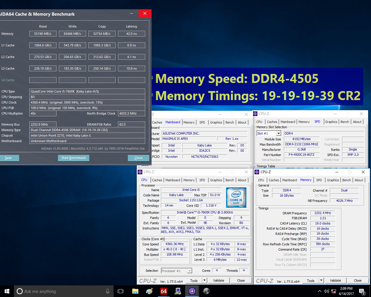 الإعلان عن أول حزمة ذاكرة G.SKILL DDR4-4333MHz 8GBx2 في الأسواق 