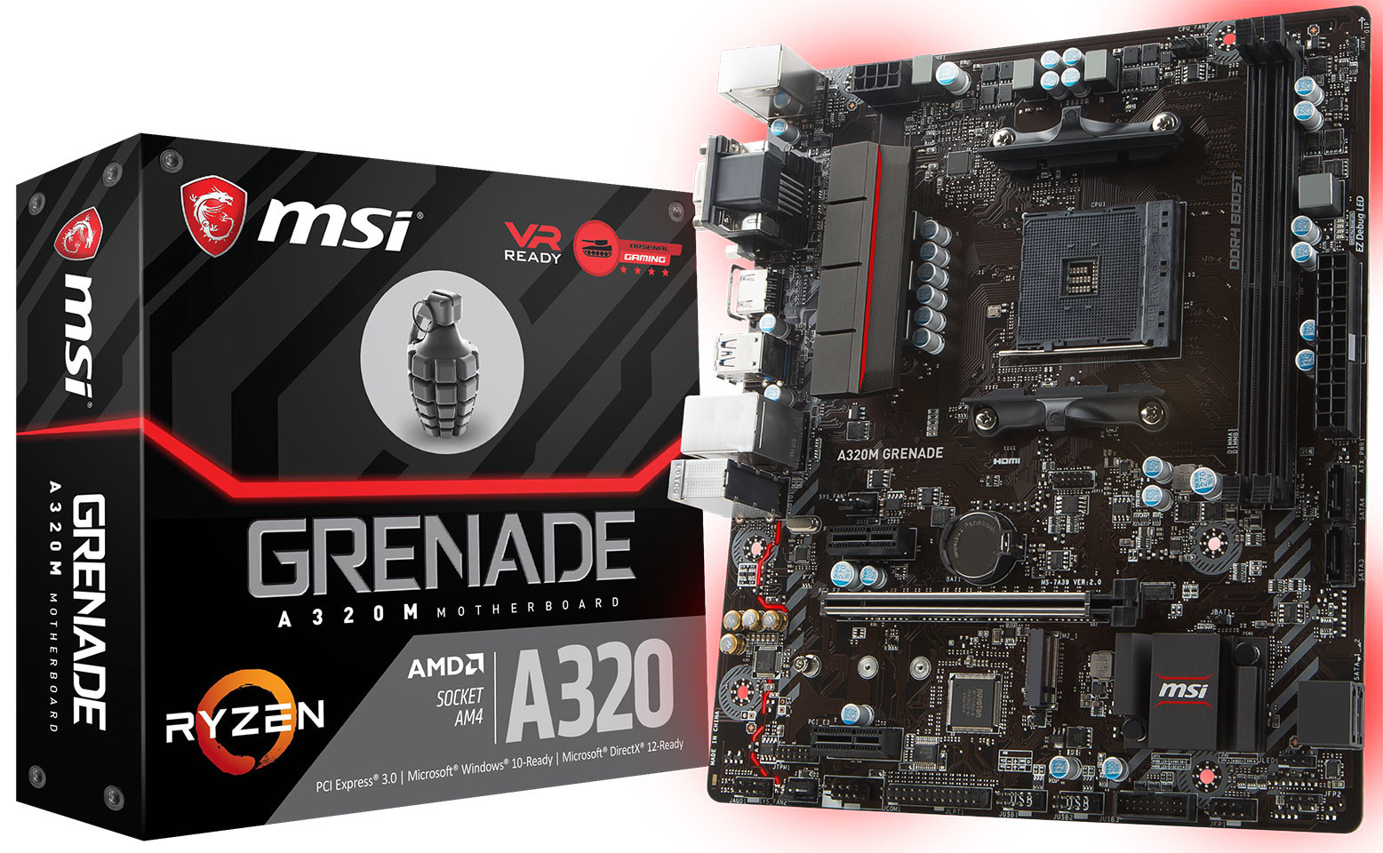 لوحة MSI A320 Grenade الجديدة قد تكلفك فقط 75 دولار