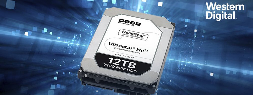 البدء بشحن أقراص الجيل الرابع WD Ultrastar He12 12TB HDD المعبأة بغاز الهيليوم