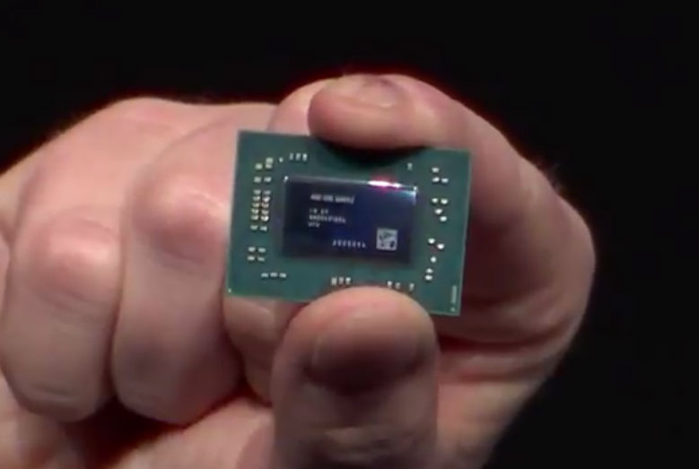 لأول مرة AMD تستعرض جهاز محمول بمعالج RYZEN APU ومعالج VEGA مدمج!