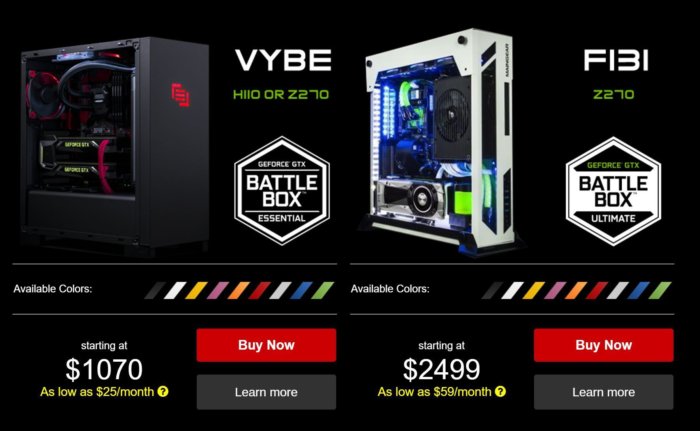 انفيديا تعلن عن جيل جديد من حواسب Battlebox المخصصة للاعبين