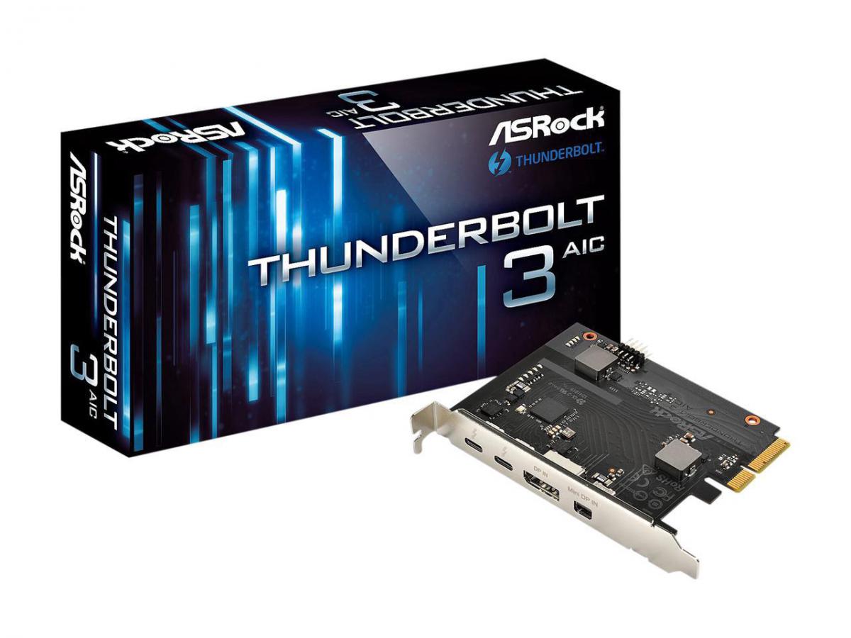 الكشف عن بطاقة التوسعة Thunderbolt 3 AIC من ASRock