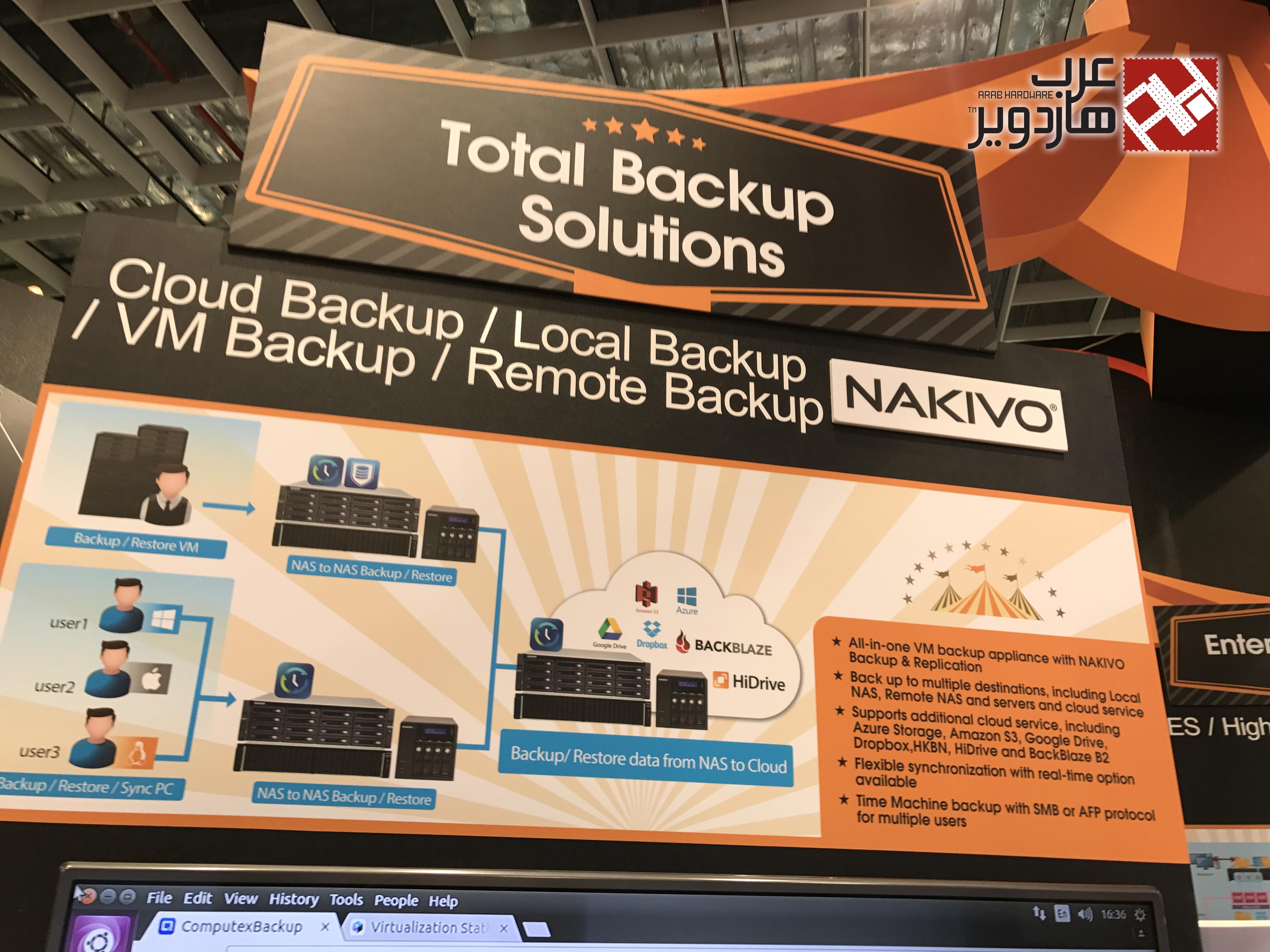 زيارتنا لجناح QNAP ورؤيتنا لأول وحدات NAS بالعالم بمعالجات AMD RYZEN!