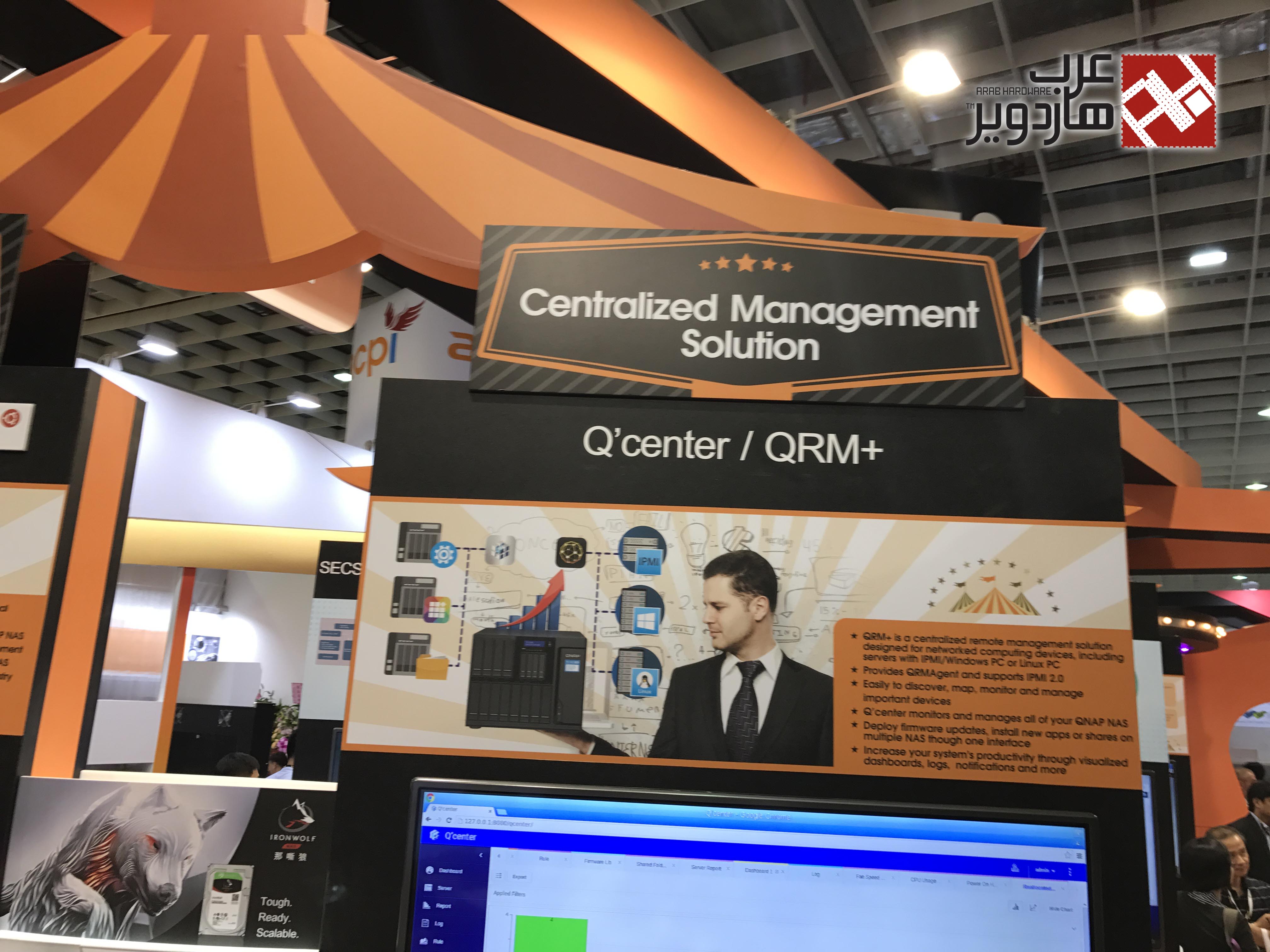 زيارتنا لجناح QNAP ورؤيتنا لأول وحدات NAS بالعالم بمعالجات AMD RYZEN!
