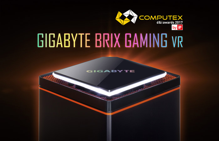 حاسوب جيجابايت BRIX Gaming VR يفوز بجائزة d&i فى معرض Computex 2017