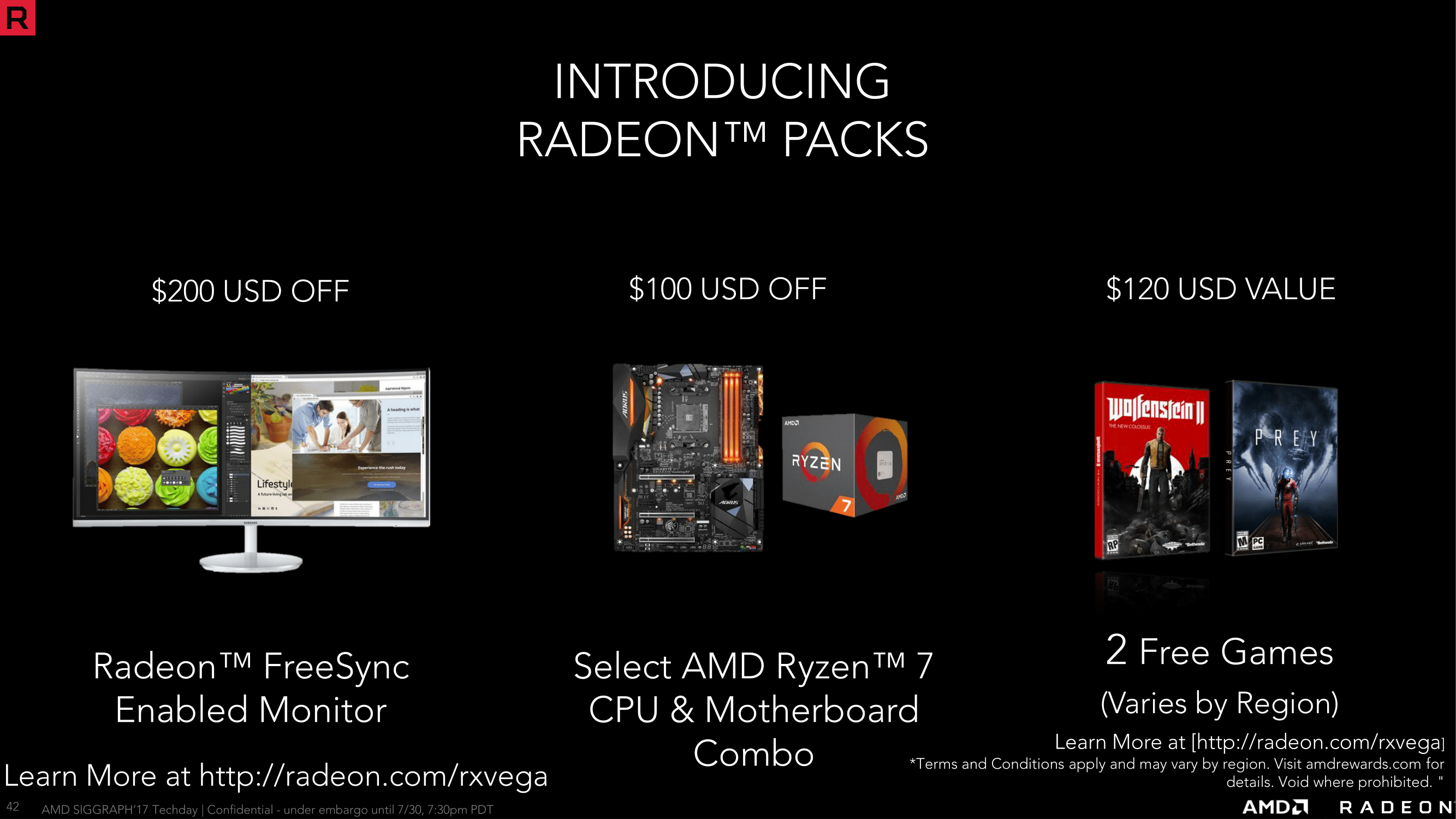 بشكل رسمي AMD تعلن عن عائلة بطاقات Radeon RX Vega من الفئة العليا
