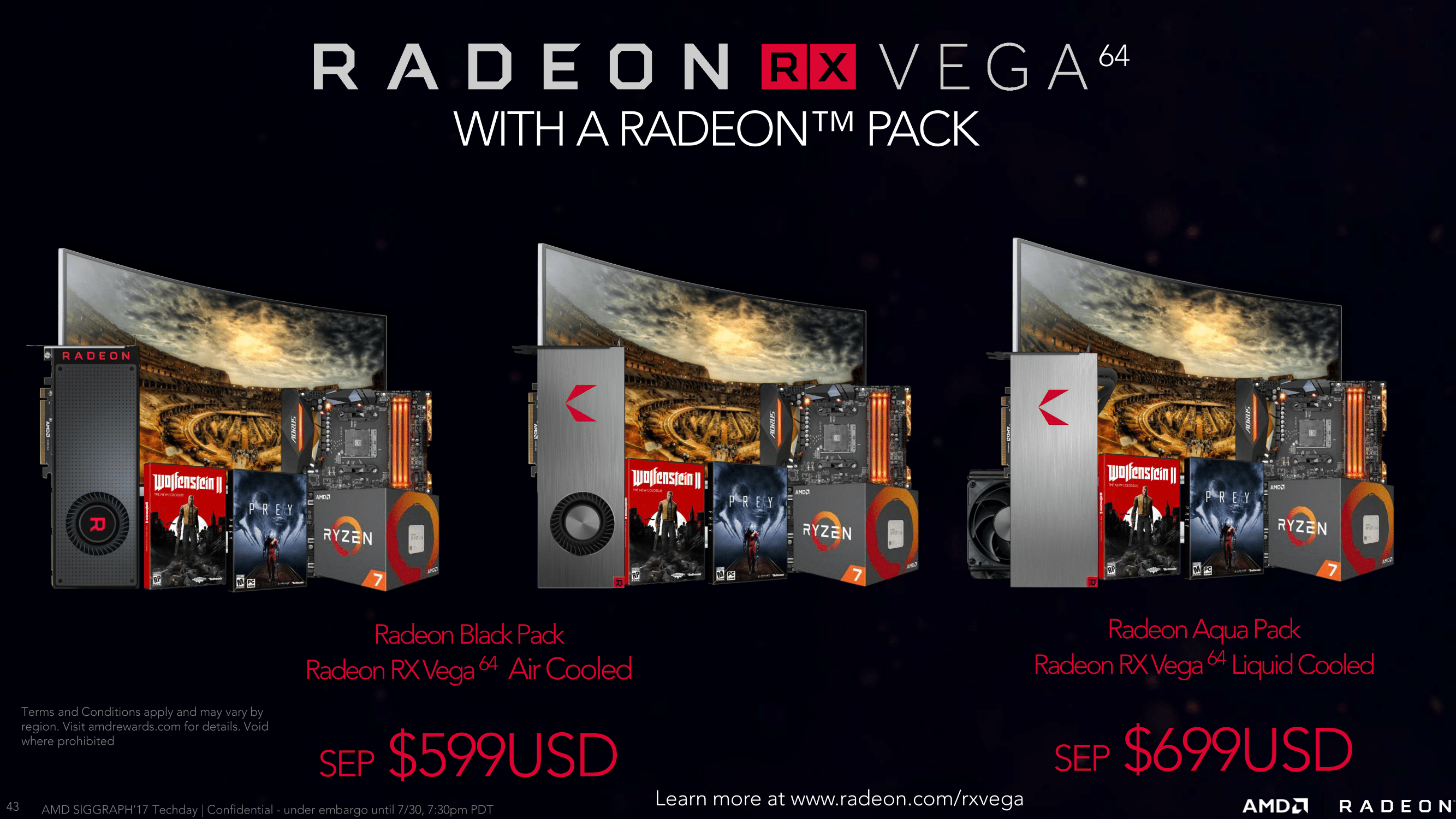 بشكل رسمي AMD تعلن عن عائلة بطاقات Radeon RX Vega من الفئة العليا