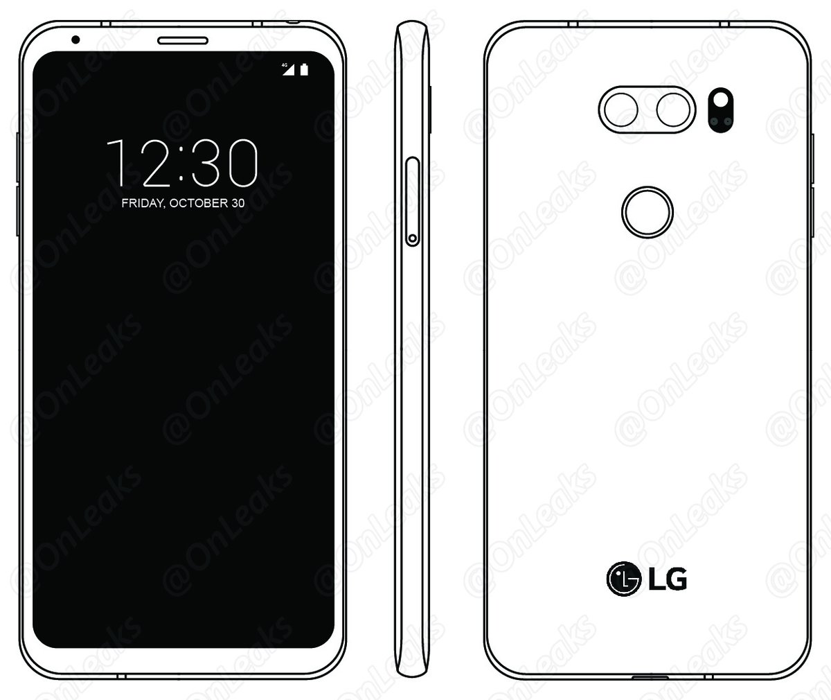 لهاتف LG V30