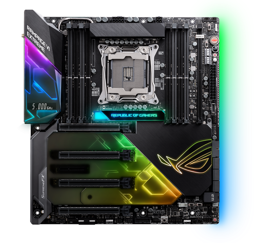 أخيراً..لوحة ASUS Rampage VI Extreme تطلق في الأسواق بسعر 650 دولار
