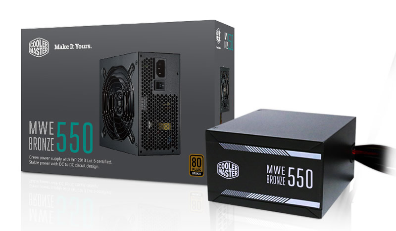 مزودات الطاقة من الفئة الاقتصادية Cooler Master MWE 550 Bronze مزودات الطاقة من الفئة الاقتصادية Cooler Master MWE 550 Bronze