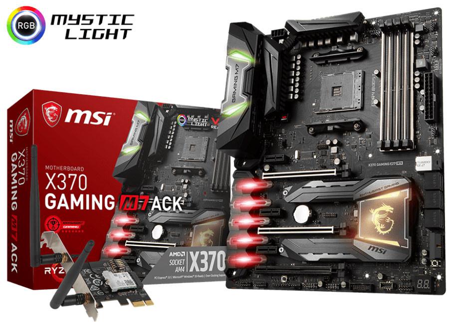 لوحة MSI X370 GAMING M7 ACK أصبحت متوفرة للشراء بسعر 240 دولار