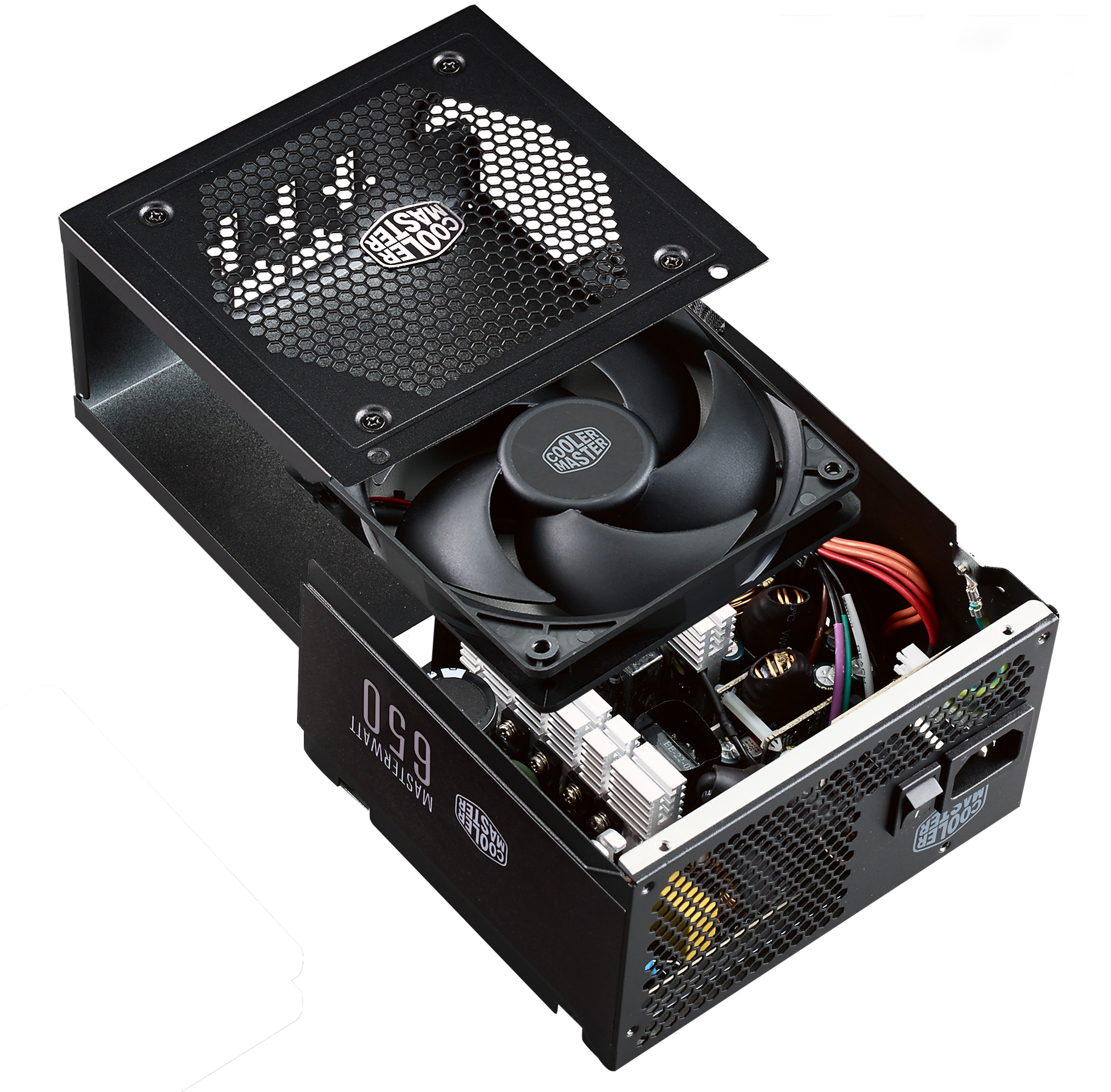 طابع الكفاءة في مزودات MasterWatt من Cooler Master مع التجربة Cooler Master MasterWatt 650