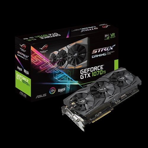 الكشف عن بطاقة ROG Strix/Turbo GTX 1070 Ti من ASUS