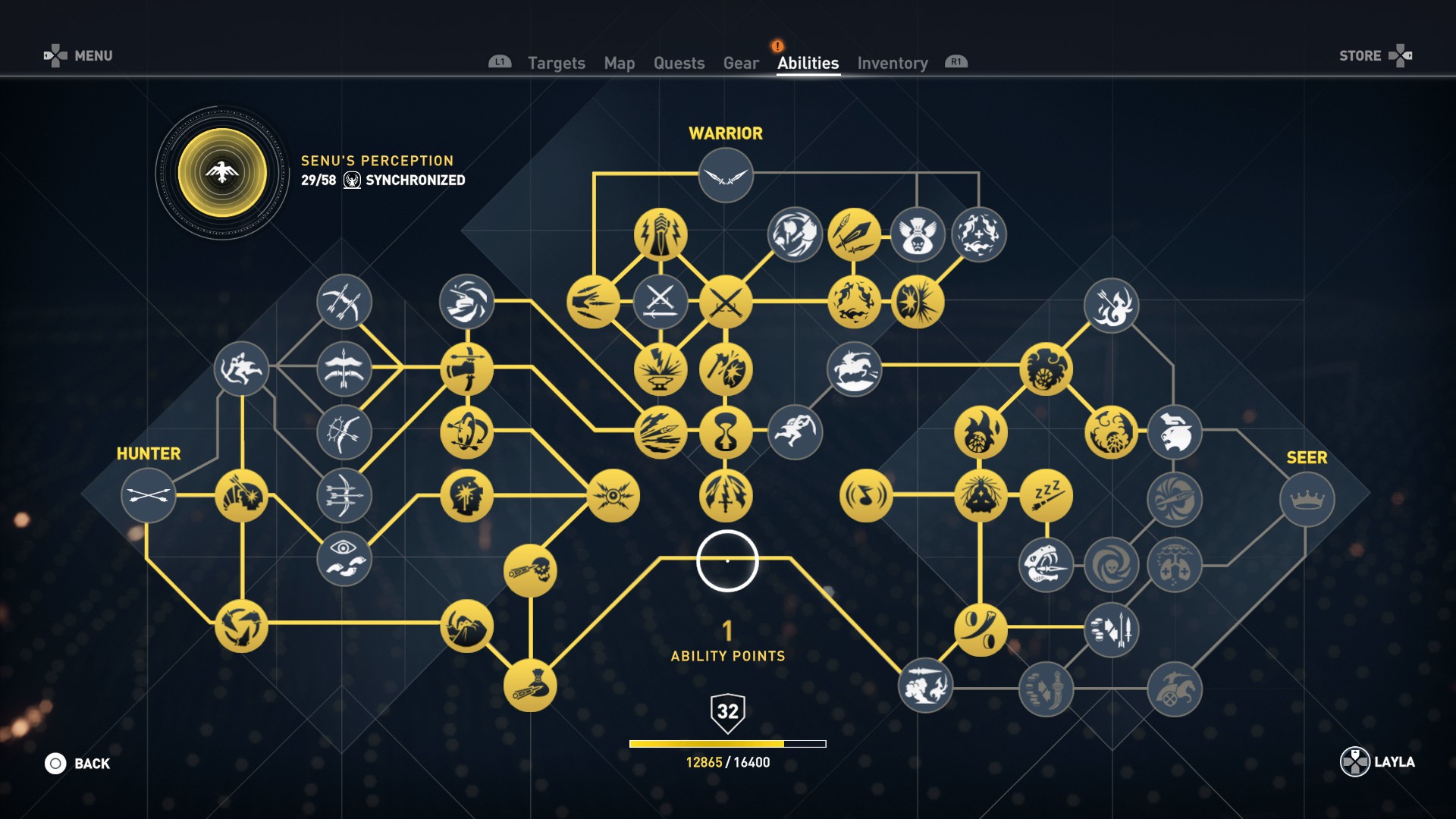 شرح مفصل لشجرة المهارات في لعبة Assassin's Creed Origins شرح مفصل لشجرة المهارات في لعبة Assassin's Creed Origins