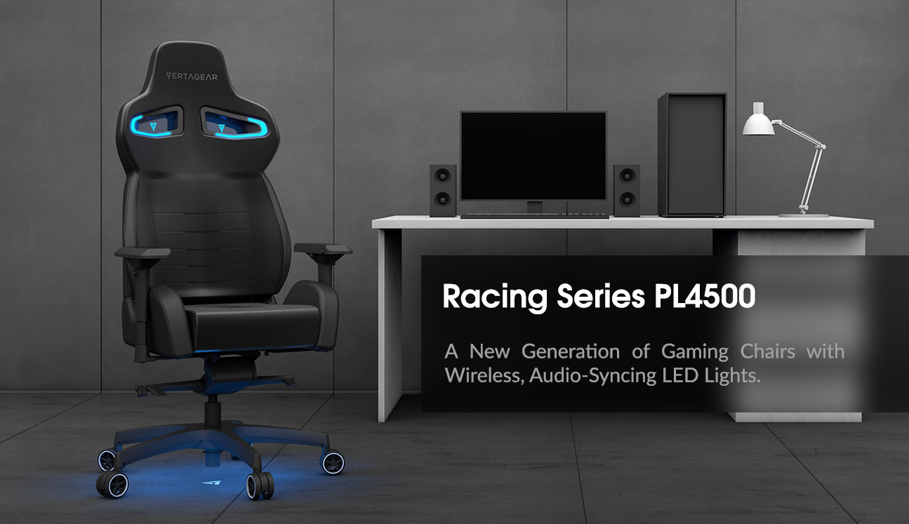 معرض CES2018: كرسي اللعب Vertagear PL4500 يتمتع بإضاءة LED/RGB بتحكم لاسلكي!