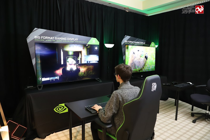 معرض CES2018: كاميرا عرب هاردوير ترصد شاشات BFGD أثناء زيارتنا لجناح انفيديا