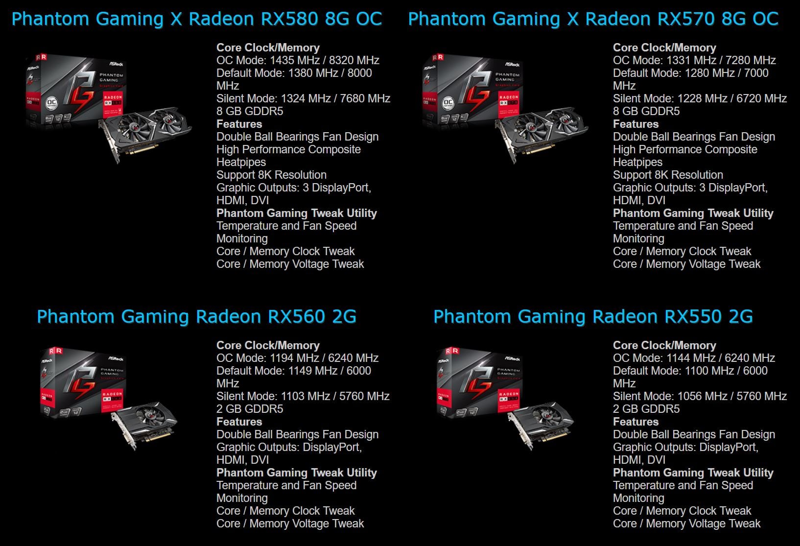 أول توفر رسمي لبطاقات ASRock Phantom Gaming X سيكون في 19 أبريل أول توفر رسمي لبطاقات ASRock Phantom Gaming X سيكون في 19 أبريل