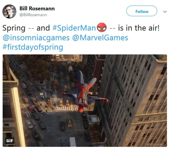 لعبة Spider Man قادمة فى ربيع 2018 لعبة Spider Man قادمة فى ربيع 2018