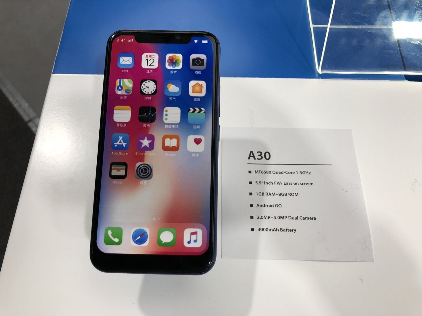 a30 Phone IPhone x look alike