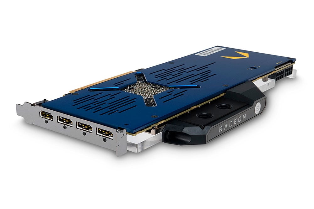AMD RX Vega FE in the new EK-FC Radeon Vega Water Block