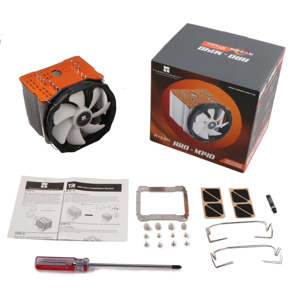 اكسر سرعة معالجك المركزي Ryzen بقوة المشتت الهوائي Thermalright ARO-M14