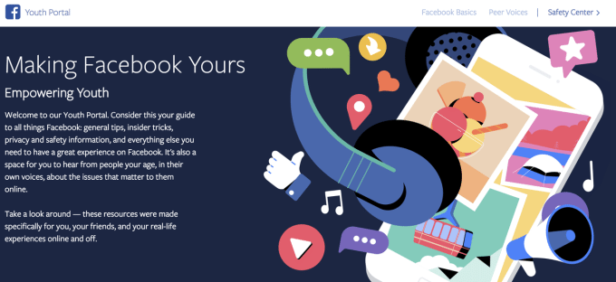 Youth Portal ، بوابة الشباب ، فيسبوك